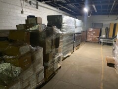 Supplies in a store room at Nuevo Paraiso.